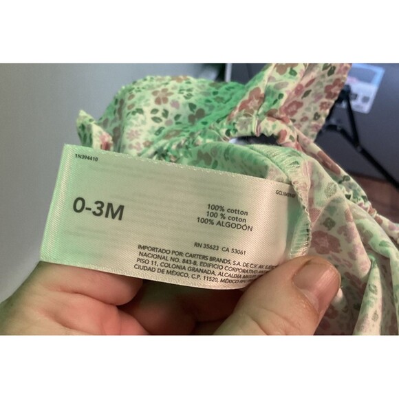 child of mine 2 piece set pink sleeveless 0-3 months nwt baby girls - Picture 2 of 5